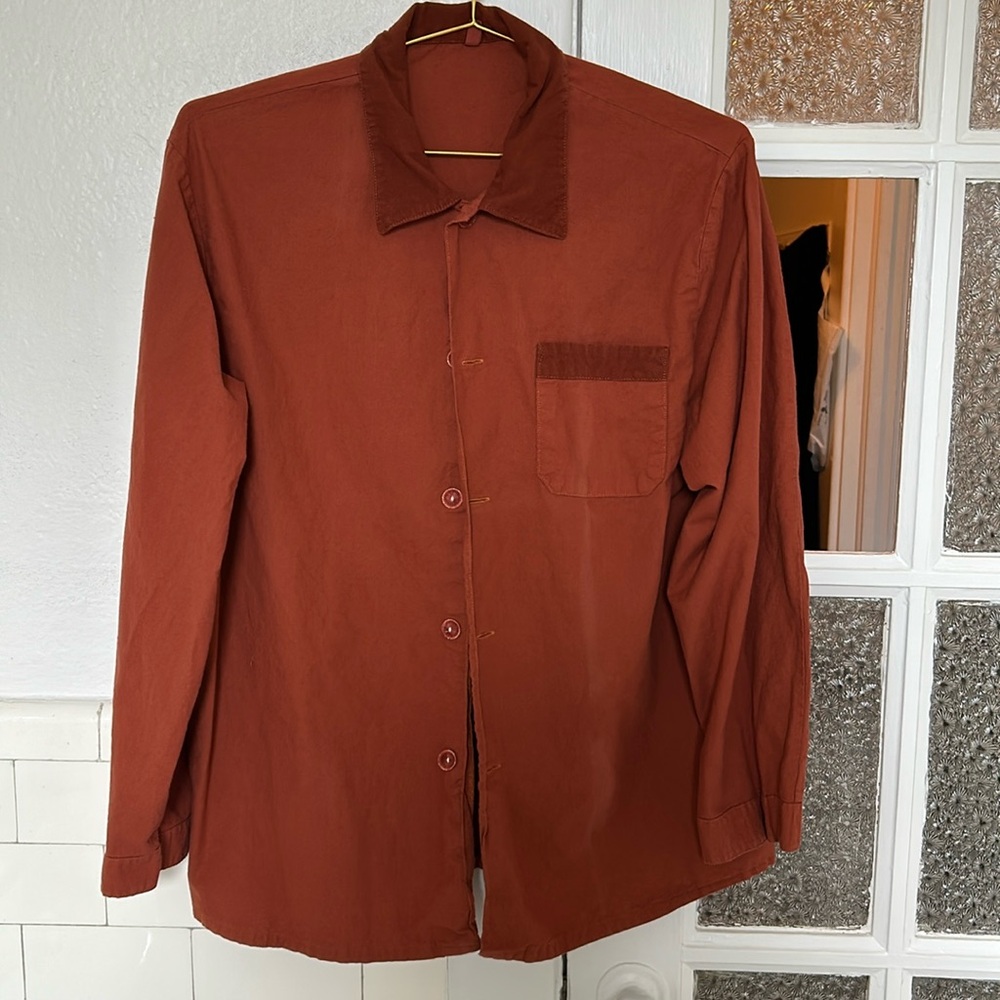Rawson Studio 2 tone Potter shirt Brick Red M